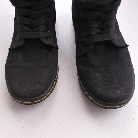 Dr.Martens Maelly Black Canvas Sneaker Skater Streetwear Grunge Size 6 - Picture 4 of 16